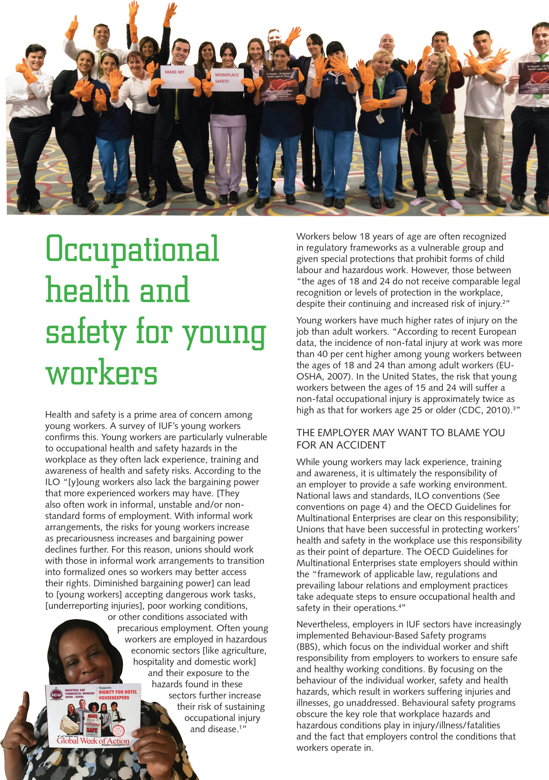 Occupational Health and Safety for Young Workers IUF