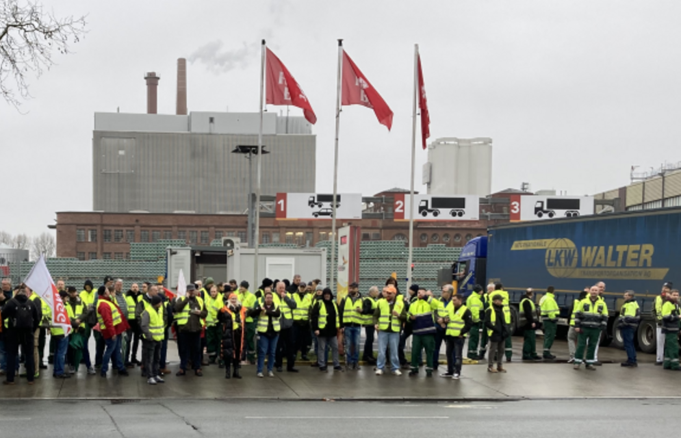 Featured image for - Germany: NGG members stage warning strikes at AB InBev