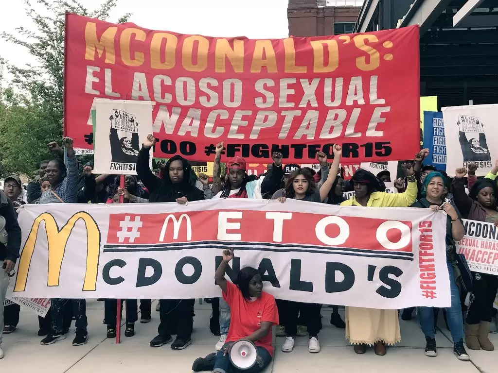 Featured image for - International union coalition demands action to combat sexual harassment at McDonald’s restaurants